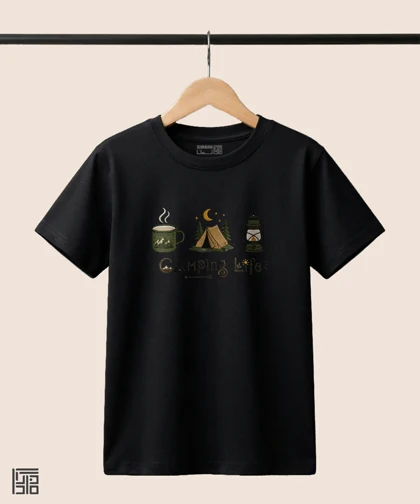 تیشرت بچگانه طرح زندگی کمپینگ Camping Life