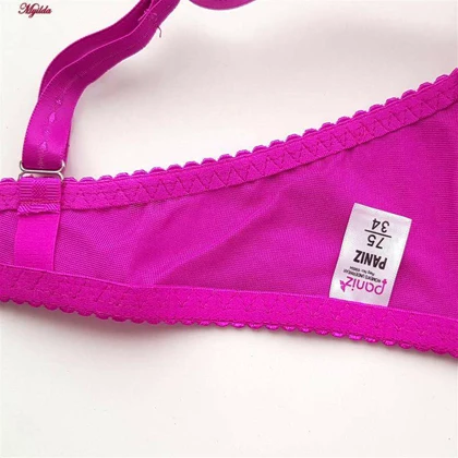 ست شورت و سوتین زنانه فنردار سرخابی پانیذ کد 9028