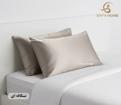 روبالشتی ساتن مدل جفتی صفاهوم