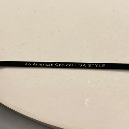 عینک آفتابی AO با فریم فلزی و لنز شیشه سنگ UV400 American Optical