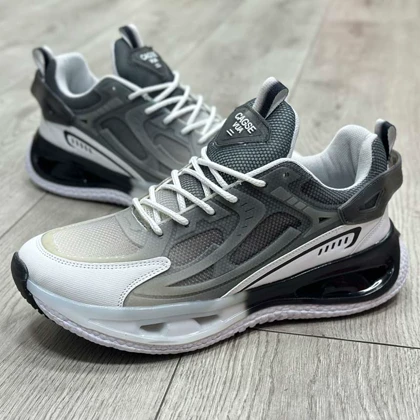 کفش و کتانی مردانه مدل نایک NIKE رنگ مشکی و طوسی
