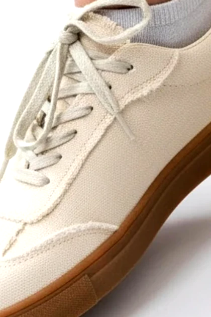 کفش ونس بندی کتان زنانه