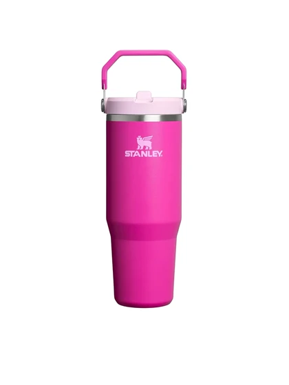 قمقمه استنلی نی دار مدل THE ICEFLOW FLIP STRAW TUMBLER