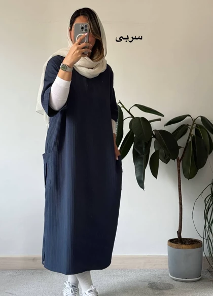 پیراهن مانتویی دلسا 12