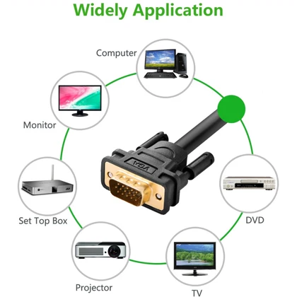 کابل VGA یوگرین UGREEN مدل VG101 11630 طول 1.5 متر