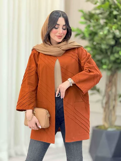 مانتو برش‌دار بغل چاک