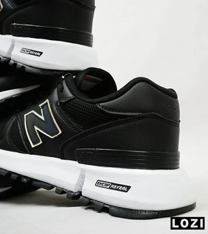 کفش کتانی مردانه و زنانه مشکی سفید NEW BALANCE 1300