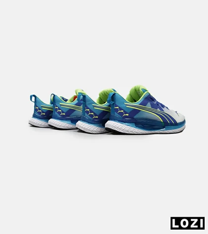 کفش کتانی ورزشی سفید آبی فسفری مردانه و زنانه PUMA