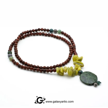 گردنبند سنگ و چوب طبیعت