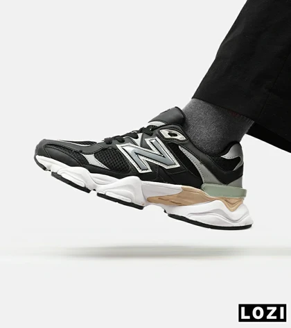 کفش کتانی مردانه و زنانه مشکی طوسی NEW BALANCE 9060 مدل 4972