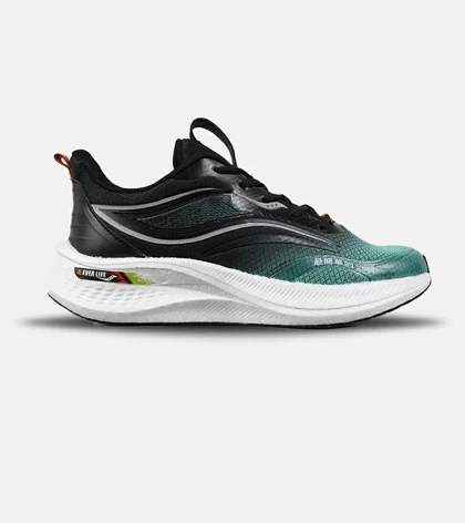 کفش کتانی مشکی سبز Saucony Ride Review v.2 مدل 7723