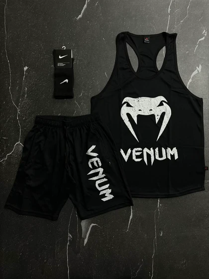 پکیج کد S168 رکابی + شلوارک + جوراب ونوم با 4 رنگ