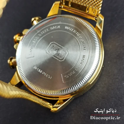 ساعت مچی مردانه اورجینال موتور ژاپن برند مینی فوکوس سه موتور مدل Mf0142G.03 بند حصیری