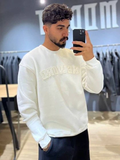 دورس یقه گرد سفید / طرح NEWORLD / برند SNAAZY ترکیه