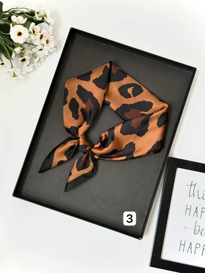 مینی اسکارف ابریشم وارداتی کد 400