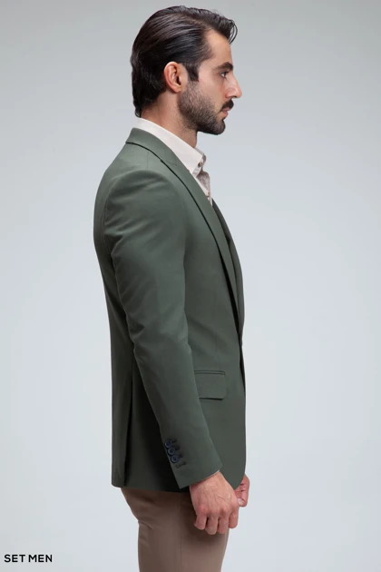 کت تک مردانه یقه بلیزر