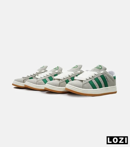 کفش کتانی مردانه طوسی سبز ADIDAS Campus