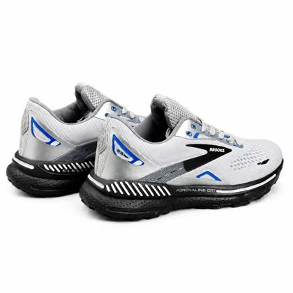 کفش کتانی رانینگ مردانه بروکس طوسی مشکی Brooks