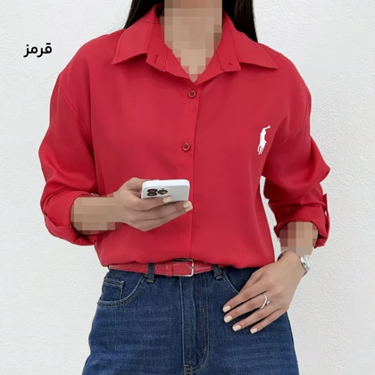 شومیز زنانه سیلک لایوسل polo | آی بولک