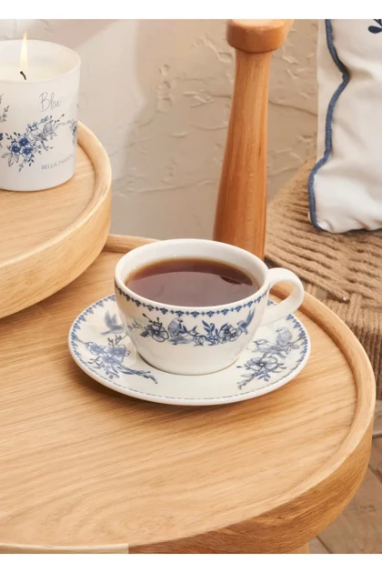 ست فنجان چای دو نفره Bella Maison مدل Bleu Blanc - آبی