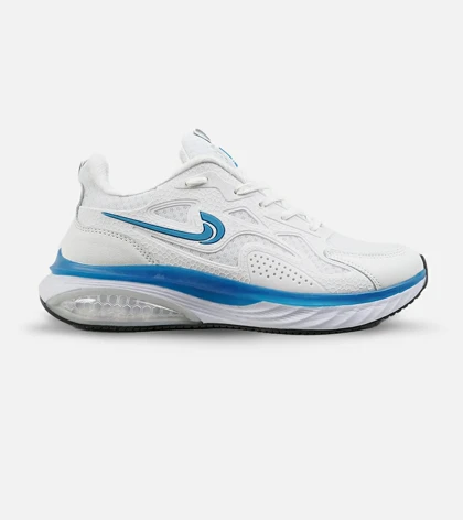 کفش کتانی مردانه سفید آبی Nike air max pluse