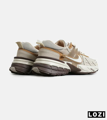 کفش کتانی مردانه و زنانه کرم قهوه ای Nike cushlon مدل 7866