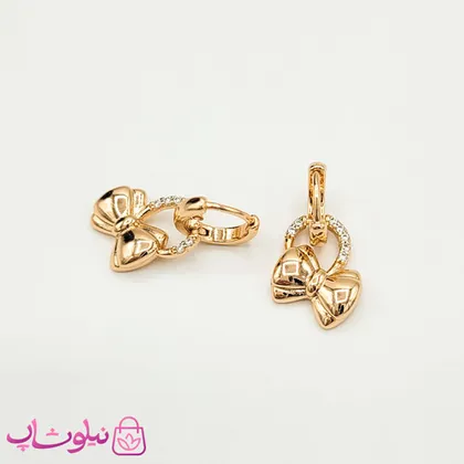 گوشواره آویز دخترانه ژوپینگ طرح پاپیون