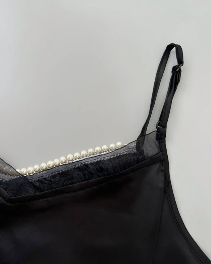 تاپ ساتن تک‌رنگ کد 4667