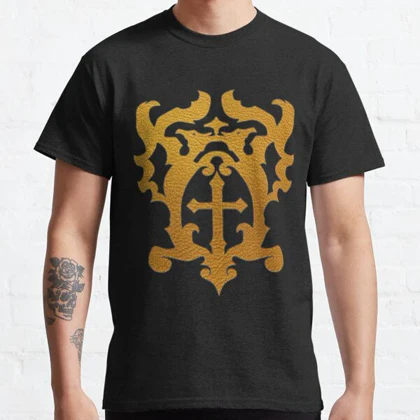 تیشرت کسلوانیا | تیشرت castlevania طرح BELMONT CREST کد 127424