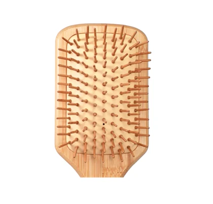 برس مو چوبی طبی نوک تیز blondis بامبو مدل مربعی