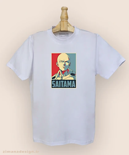 تیشرت مردانه و زنانه طرح وان پانچ من شخصیت سایتاما کد 901