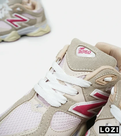 کفش کتانی زنانه قهوه ای کرم NEW BALANCE 9060