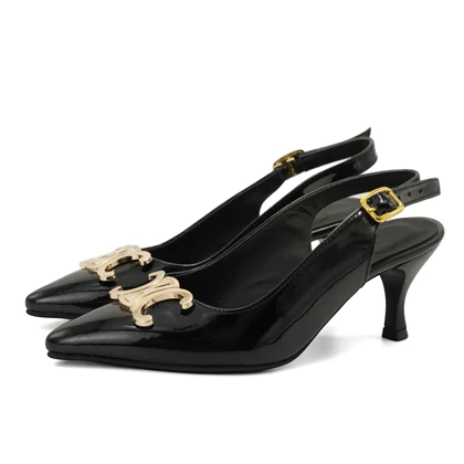 کفش مجلسی زنانه پاشنه‌دار 5 سانت مدل 400951 _ sandal valentino