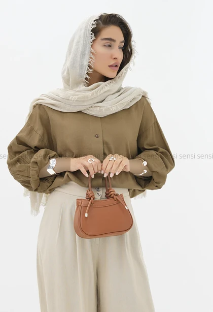 شومیز لینن باکسی