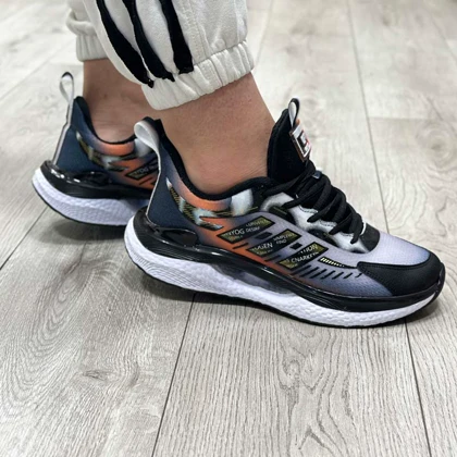 کتانی اسپرت مردانه مدل ADIDAS آدیداس رنگ نارنجی مشکی