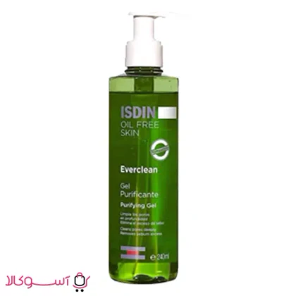 ژل شستشو پوست چرب ایزدین مدل everclean حجم 240 میل