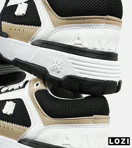 کفش کتانی سفید مشکی قهوه ای AMIRI MA2 Leather مدل 7368