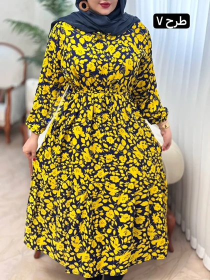 پیراهن نخی سارا 3125