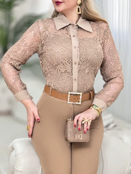 شومیز دانتل آیریس 2745