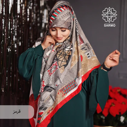 روسری ابریشم توییل شهر