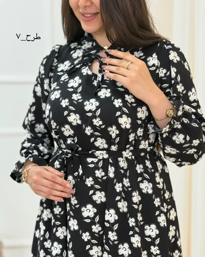 پیراهن بلند زنانه ولگا کد محصول 1690