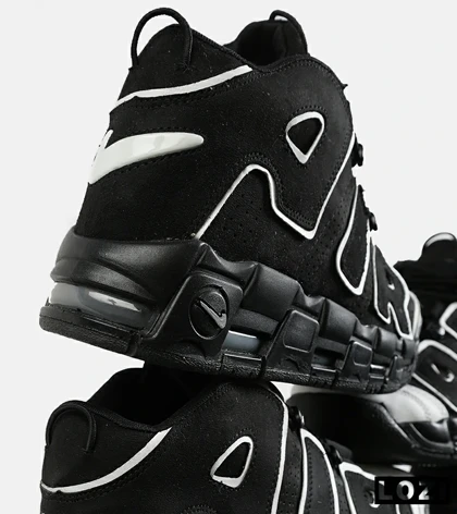کفش کتانی مردانه و زنانه مشکی سفید NIKE Air More Uptempo '96 مدل 7153