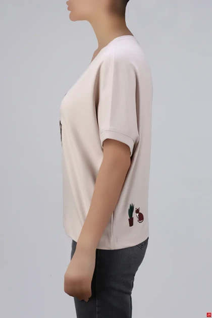 تیشرت زنانه کد 04409