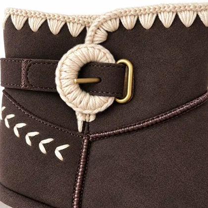 نیم بوت UGG مدل افتر تک سگک کد 2543