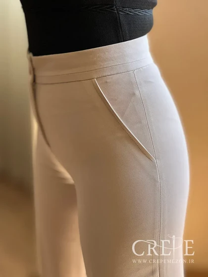 شلوار کرپ دوبل دمپا گشاد قد 110