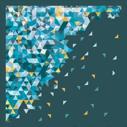 روسری نخ پنبه مثلثی