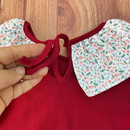 بلوز شلوار کبریتی گلچین