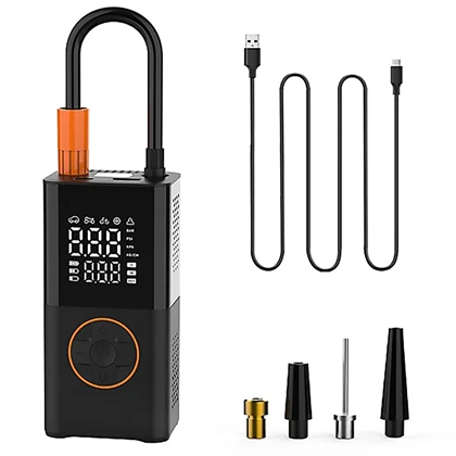 پمپ باد و چراغ قوه بی‌سیم شارژی گرین‌لاین GTI-01