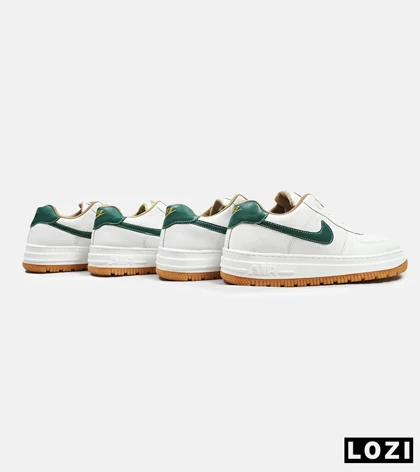 کفش مردانه و زنانه سفید سبز NIKE AIR FORCE