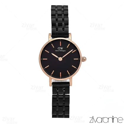 ساعت دنیل ولینگتون زنانه گرد رزگلد مشکی 106764